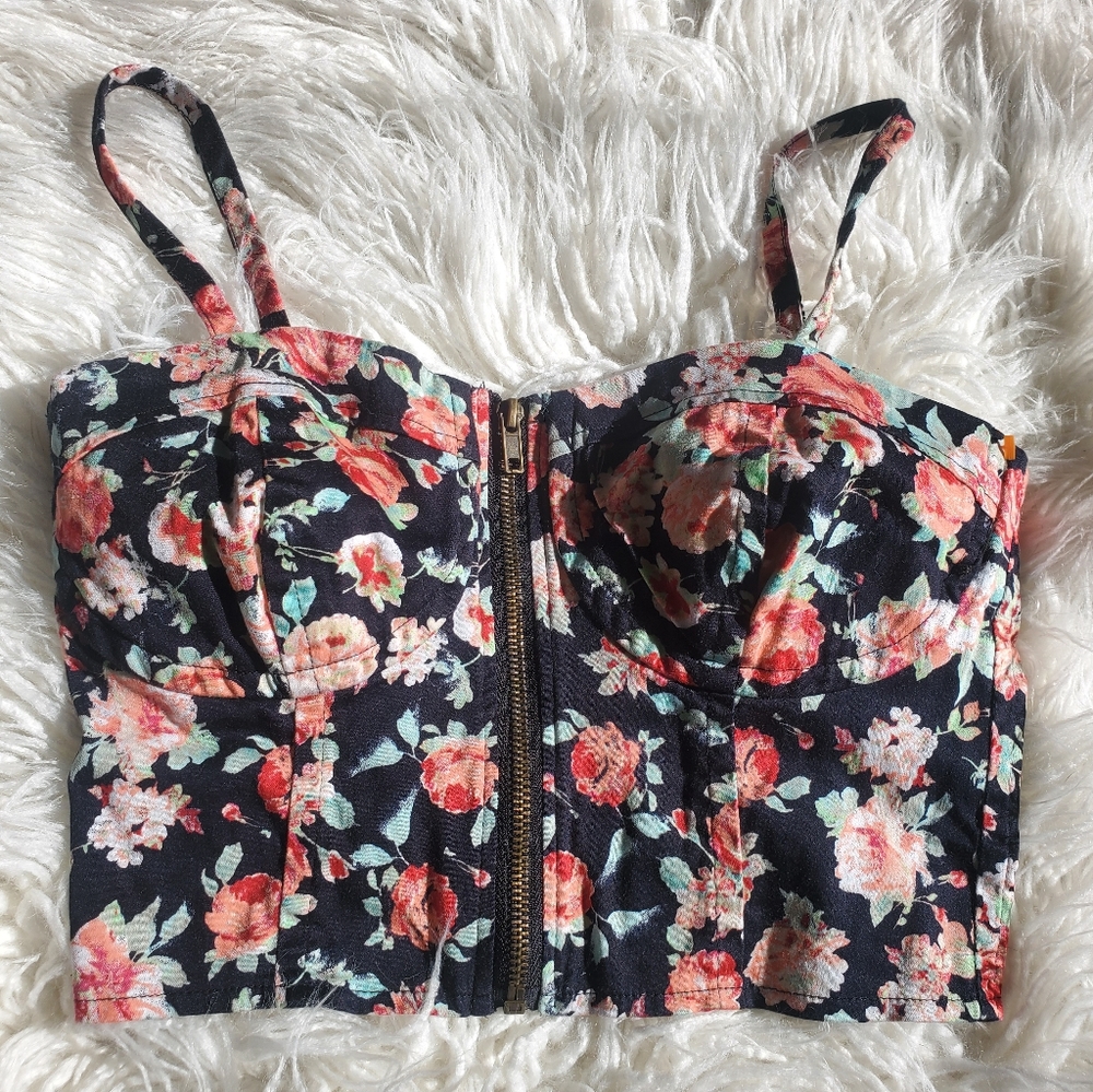 Floral Crop top